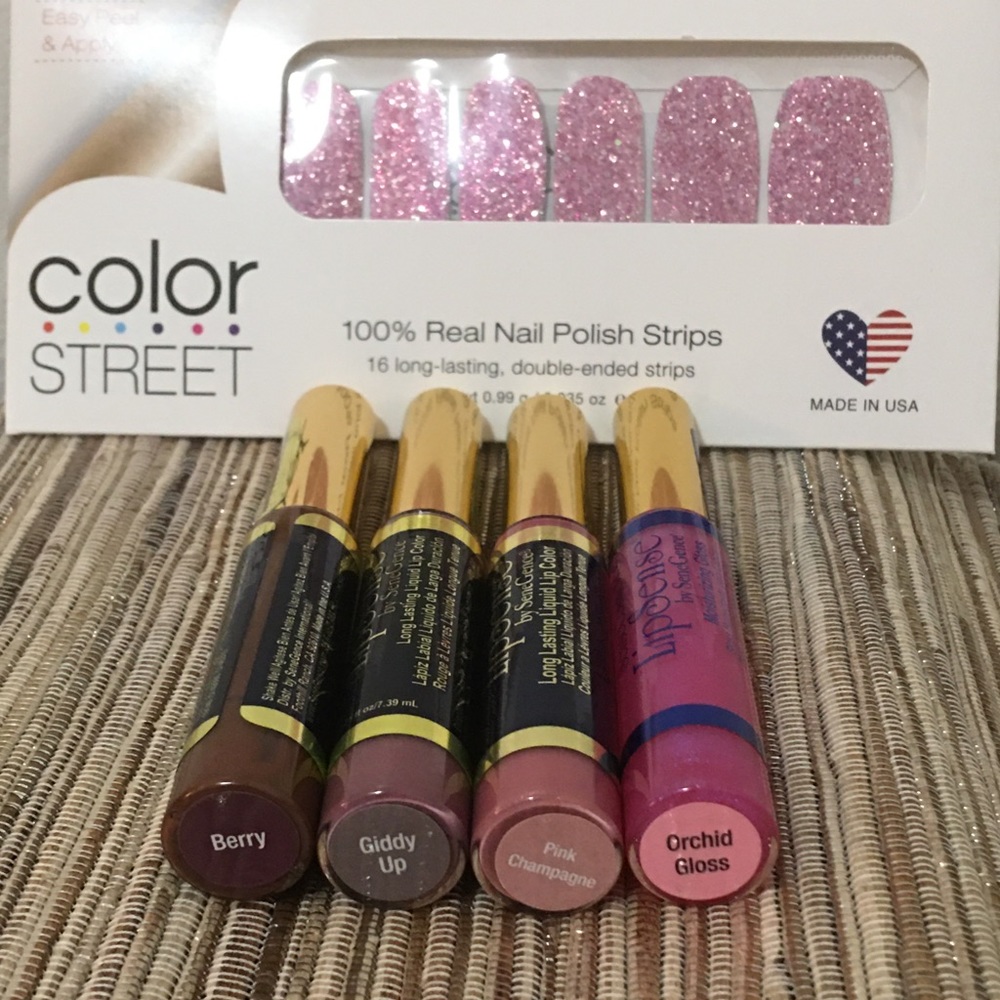 LIPSENSE + NAIL SET *SEE PHOTOS*